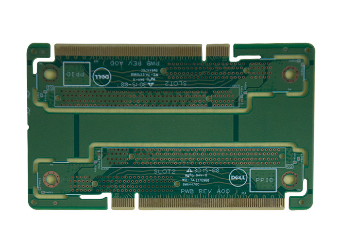 Six-layer through-hole circuit board
