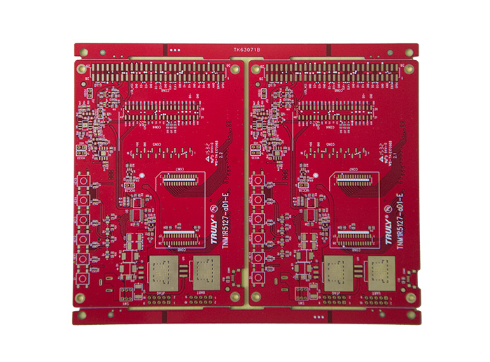 Six-layer through-hole circuit board