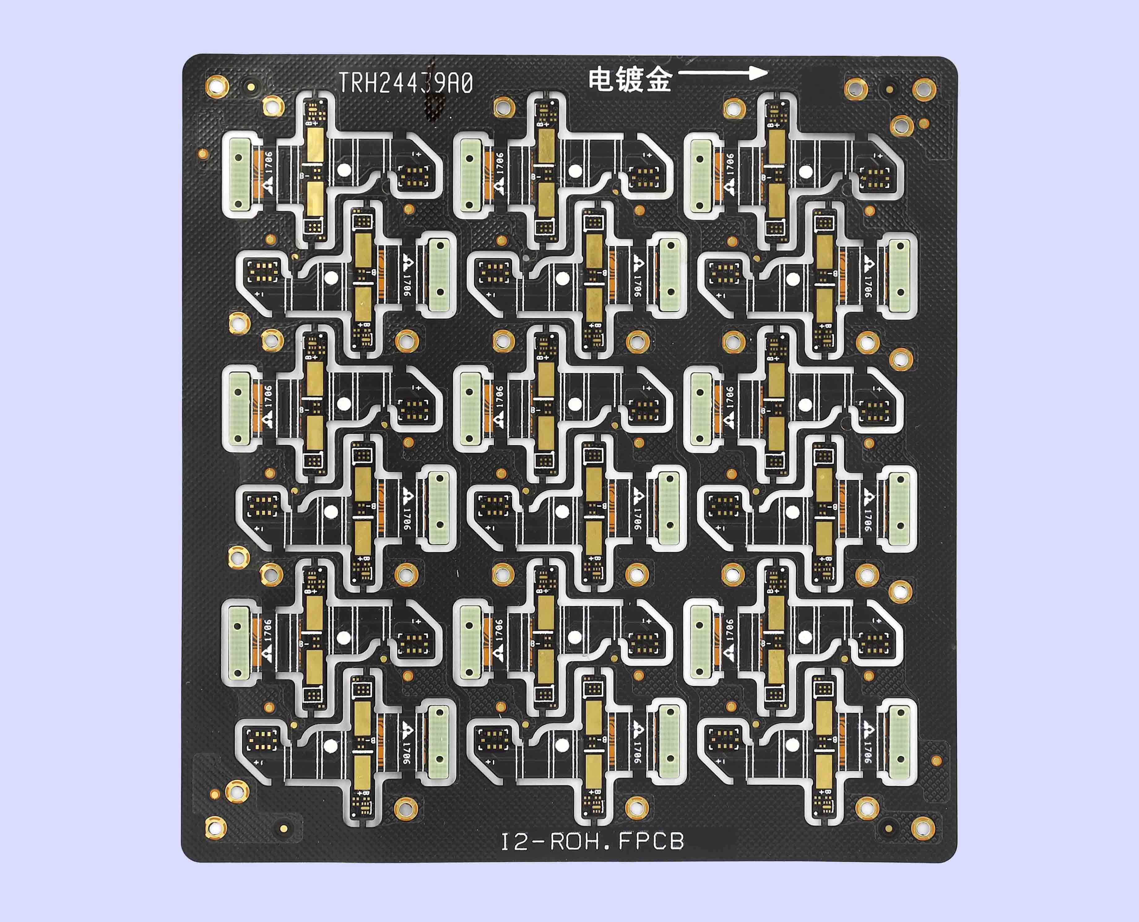 Double-sided battery board flexible board